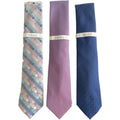 Perry Ellis Portfolio Necktie Lot of 3 Classic Width/Length Blue, Red, Gray