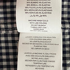 Michael Kors Shirt Men's XL Casual Short Sleeve Shirt Black & White Gingham