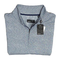 Quieti 1/4 Zip Pullover Men's XXL Mock Neck Stretch Fabric Blue