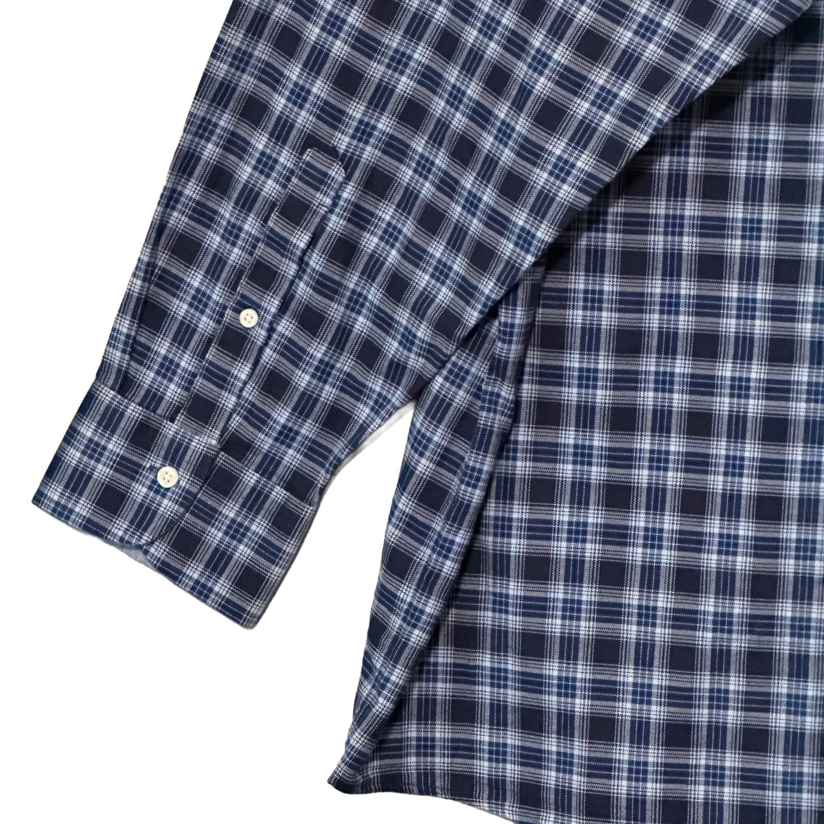 Daniel Cremieux Dress Shirt Men's 4XT Big & Tall Button-Down Stretch Plaid
