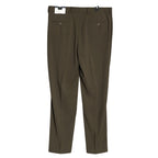 Nautica Men's Suit 40L 36W 2-Piece Suit Modern Fit Gaff Active Stretch Olive