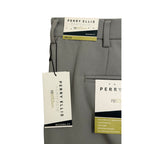 Perry Ellis Portfolio Pants Men's 40"x32" Modern Fit Dress Pant Chiseled Stone