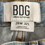 BDG Urban Outfitters Jeans Men's 28x32 Boot Cut Mid Rise Cotton Light Blue