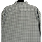 Daniel Cremieux Oxford Shirt Men's 4XB Big & Tall Button-Down Stretch Stone Blue Gingham