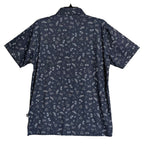 Breezy Polo Shirt Men's Small "The Kick Back Polo" Short Sleeve Stretch Navy