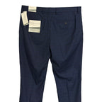 Perry Ellis Portfolio Pant Men's 36"x34" Modern Fit Flat Front Passion Blue