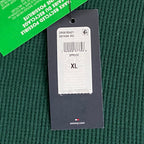 Tommy Hilfiger Tee Men's XL Long Sleeve Waffle-Knit Crew Neck Green