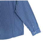 Mizzen+Main Shirt Men's XXL Leeward Trim Fit No Tuck Cobalt Ben Plaid