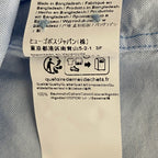 Boss Dress Shirt Men's Medium 15.5 32/33 Sharp Fit Long Sleeve Cotton Blue