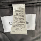 Calvin Klein Men's 36 Regular Sport Coat Slim-Fit Wool Charcoal Herringbone