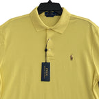 Polo Ralph Lauren Shirt Men's Large Classic Fit Short Sleeve Polo Yellow