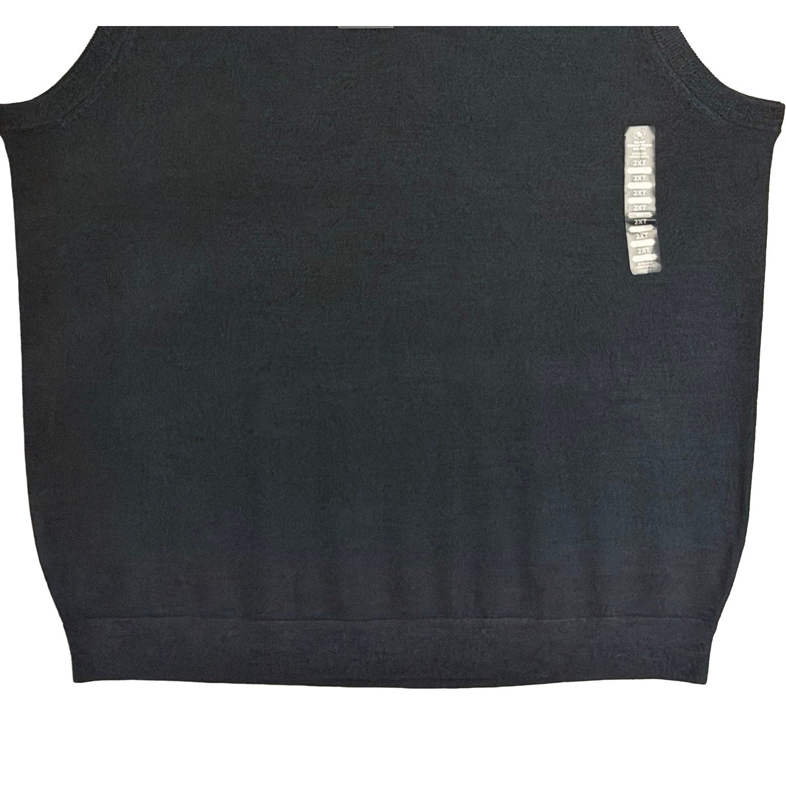 Hart Schaffner Marx Sweater Vest Men's 2XT Big & Tall Wool Navy Heather