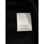 Daniel Cremieux Sweater Vest Men's Large Supima Cotton Cashmere Black