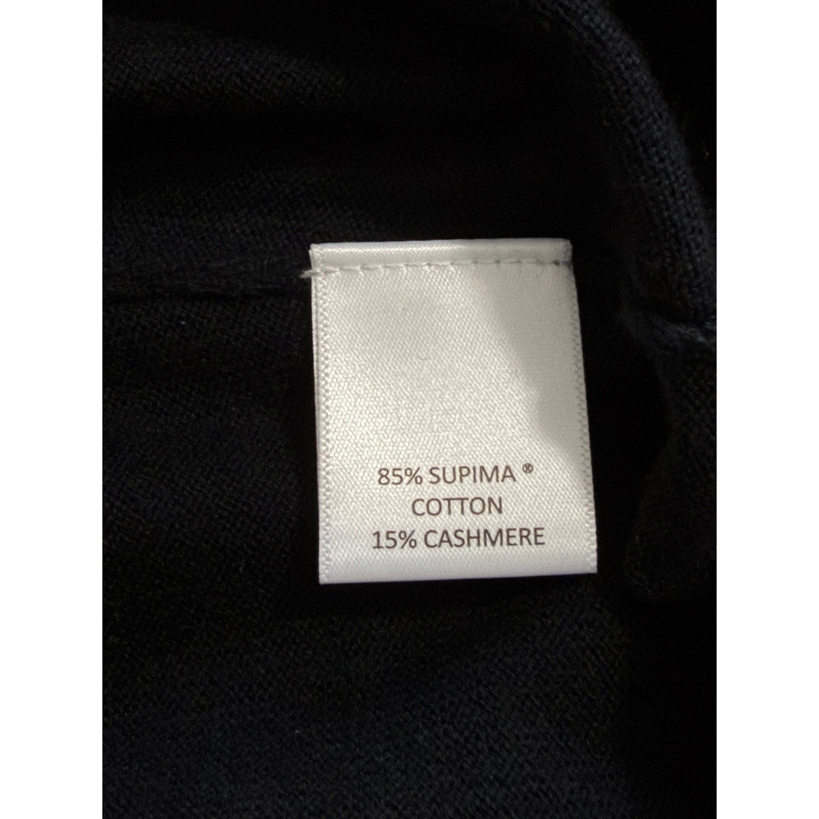 Daniel Cremieux Sweater Vest Men's Large Supima Cotton Cashmere Black