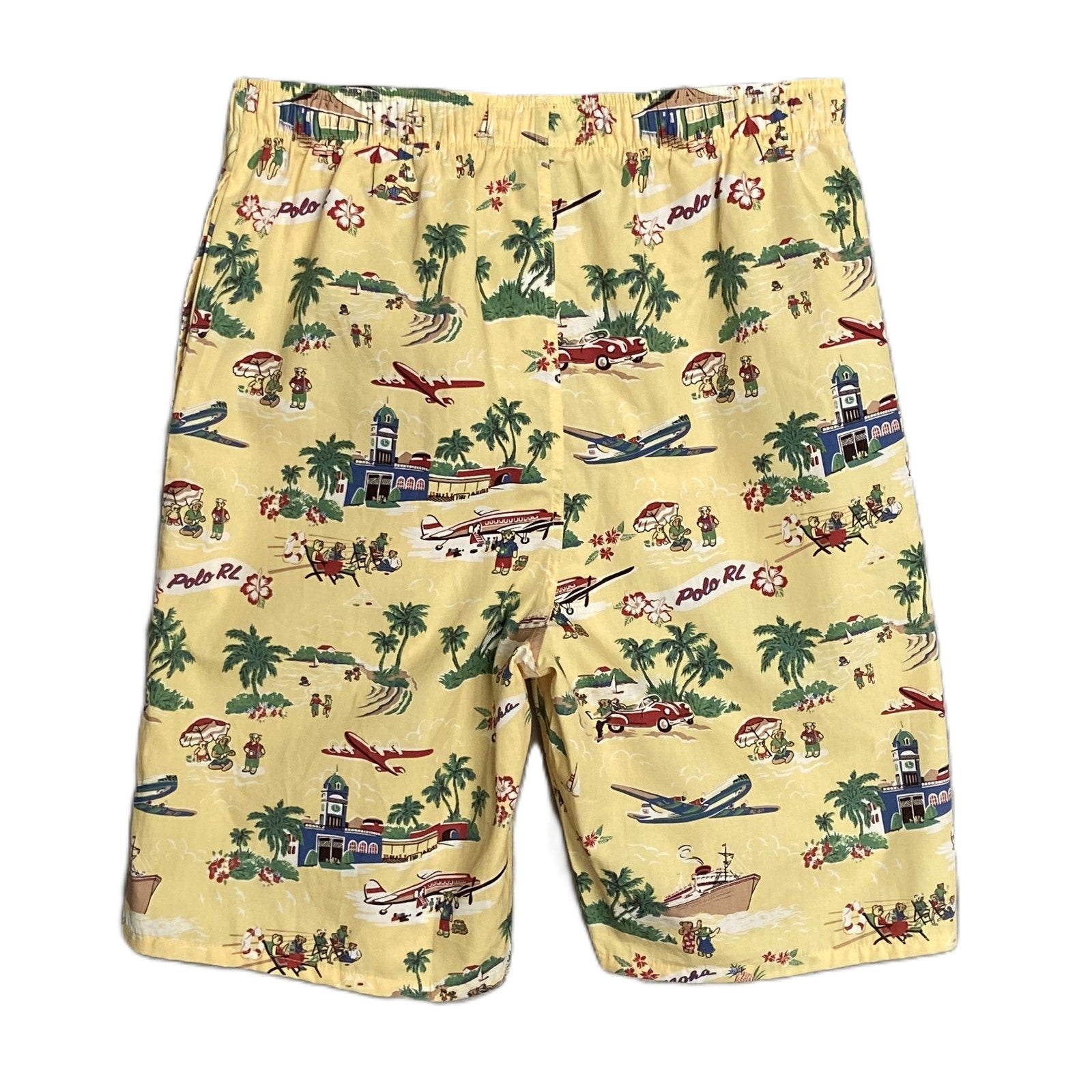 Polo Ralph Lauren Sleepwear Shorts Men's Small Tropical Drawstring Waist