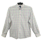 Johnnie-O Performance Shirt Men's Large Button-Down Stretch Multicolor Check