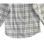 Travis Mathew Shirt Men's Small Cloud Collection Flannel Shirt Gray Plaid
