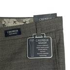 Daniel Cremieux Dress Pant Men's 46R Traveler Raw Hem Comfort Waist Gray
