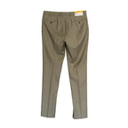 Hickey Freeman Suit Pant Men's 36W Suit Pant Flat Front Stretch Wool Tan