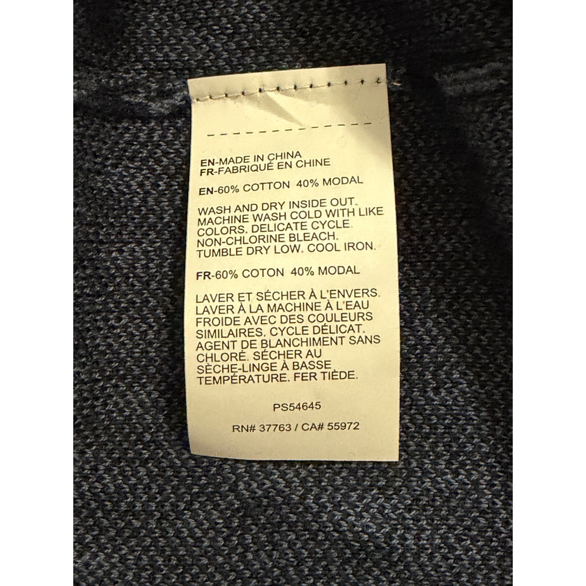 Perry Ellis Men's XLT Big & Tall Geometric Jacquard Crew Neck Sweater Indigo