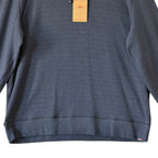 Faherty Legend Lounge Sweater Hoodie Men's XXL Organic Cotton Navy Twill