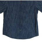 AG Los Angeles Shirt Men's Large Relaxed Fit Wesley Short Slv Button-Up Blue