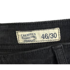 Daniel Cremieux Corduroy Pants Men's 46"x30" Straight Fit Stretch Charcoal