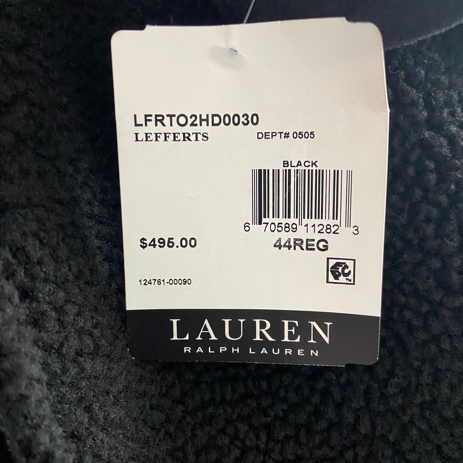 Lauren Ralph Lauren Men's 44REG Lefferts Classic-Fit Faux-Shearling Overcoat