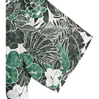 Tommy Bahama "The Coconut Point" Men's Large Shirt Floral Viridian Pine