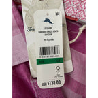 Tommy Bahama Shirt Men's Large "Barbados Breeze Stretch" Pink Linen Blend