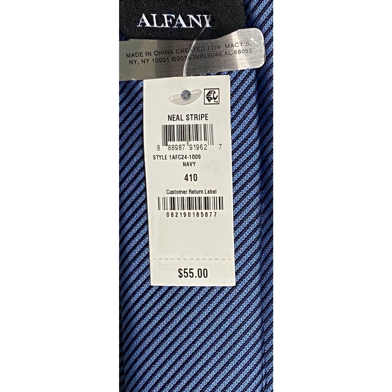 Alfani Tie Lot of 2 Classic Width and Length Neal Stripe & Brookes Mini