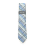 Michael Kors Necktie 3" Green Sutton Plaid Standard Length Silk Blend