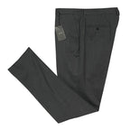 Armani Exchange Dress Pant Men's 40W Flat Front Raw Hem Stretch Wool Gray