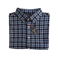 Daniel Cremieux Dress Shirt Men's 4XB Big & Tall Button-Down Stretch Dark Navy Plaid