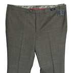 Daniel Cremieux Dress Pant Men's 46R Traveler Raw Hem Comfort Waist Gray