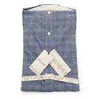 Roundtree & Yorke Shirt Men's 14.5 33 Fitted Cotton Twill Blue Plaid