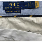 Polo Ralph Lauren Shorts Men's 33W Chino Cotton Twill Classic Fit White