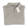 Daniel Cremieux Polo Shirt Men's XL Long Sleeve Pima Cotton Lt Grey Heather
