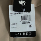 Lauren Ralph Lauren Coat Men's 36 Short All-Weather Coat Stanza Solid Khaki NEW