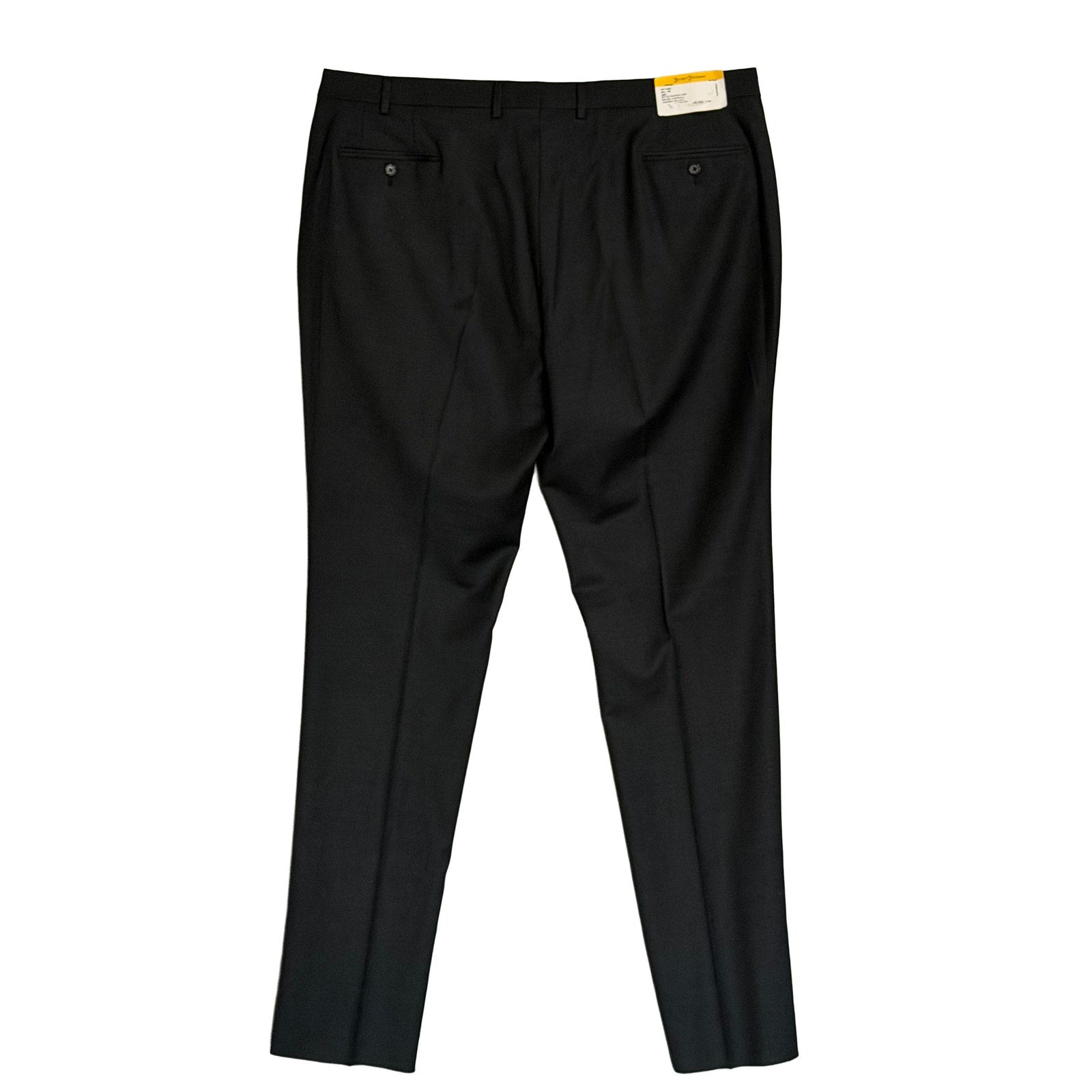 Hickey Freeman Suit Pant Men's 43W Classic Fit Stretch Wool Blend Charcoal
