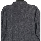 Boss Performance Shirt Men's XXL Slim Fit Long Slv Black/White Herringbone