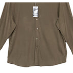 Daniel Cremieux Signature Collection Men's XXL Long Sleeve Polo Shirt Brown