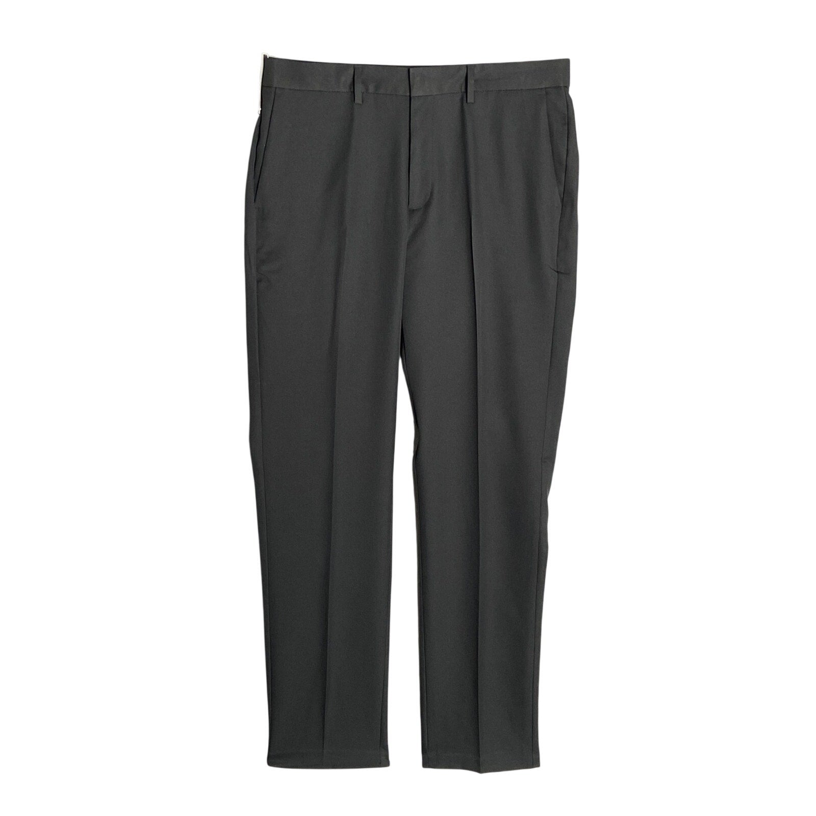 Kenneth Cole Reaction Pants Men's 34x32 Slim Fit Trousers Stretch Charcoal