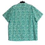 Daniel Cremieux Camp Shirt Men's XXL Pima Cotton Blend Button-Up Turquoise