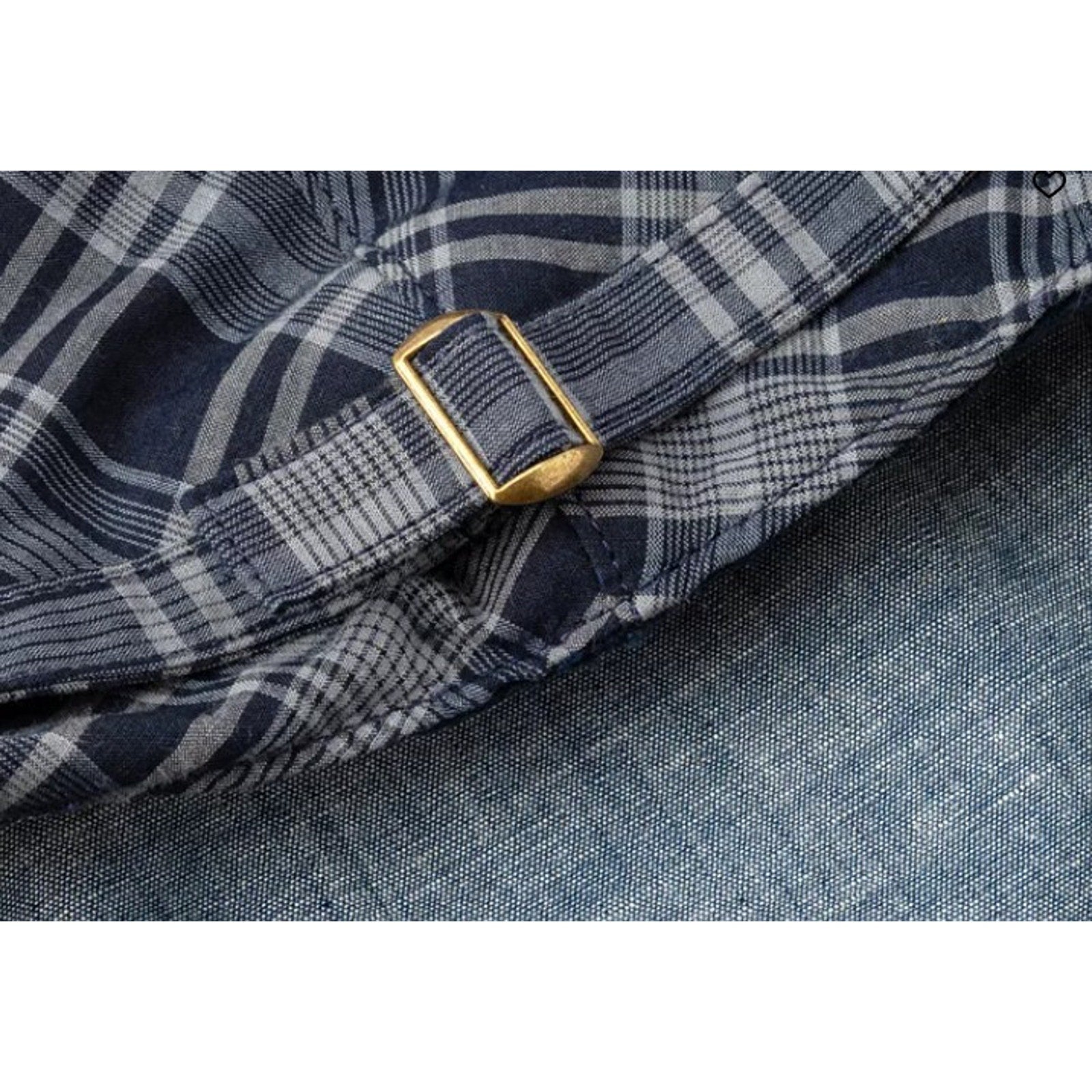 Polo Ralph Lauren Cap Men's One Size Flat Cap Driver's Cap Navy Blue Plaid