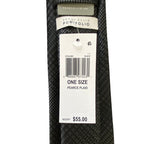 Perry Ellis Portfolio Necktie 3" Black Pearce Plaid Standard Length