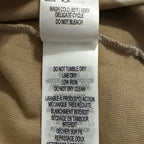 Lacoste Striped Rugby Polo Men's XXL Relaxed Fit Long Sleeve Beige