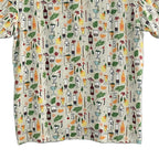 Tommy Bahama Shirt "The Veracruz Cay Lemon Lounge" Men's Medium Foggy Dew