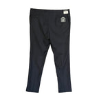 Daniel Cremieux Dress Pant Men's 44R Traveler Raw Hem Comfort Waist Navy