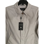 Lauren Ralph Lauren Coat Men's 40 Short All Weather Cream Brown Houndstooth
